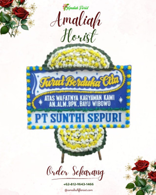 Papan Bunga Duka di Gunungtanjung