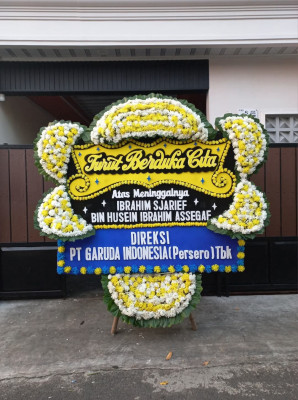 Papan Bunga Duka di Gunungtanjung